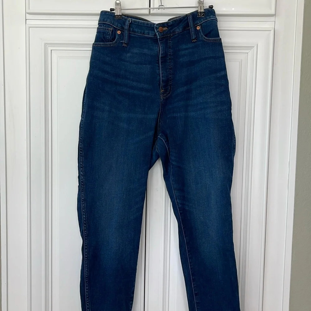 Madewell 10" High-Rise Skinny Jeans blue denim size 35